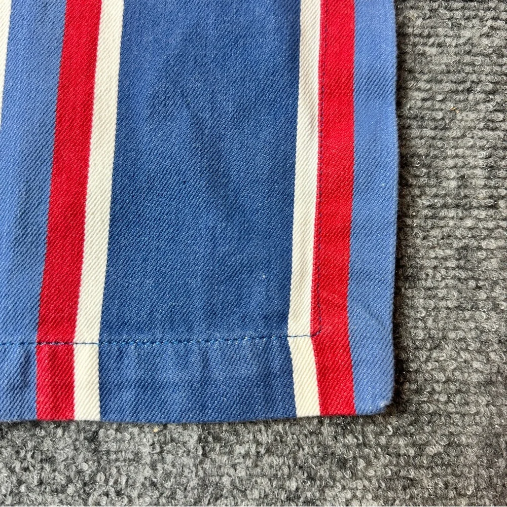 Tag cloth napkins striped cotton red white blue USA  patriotic America 4th July - Picture 3 of 11